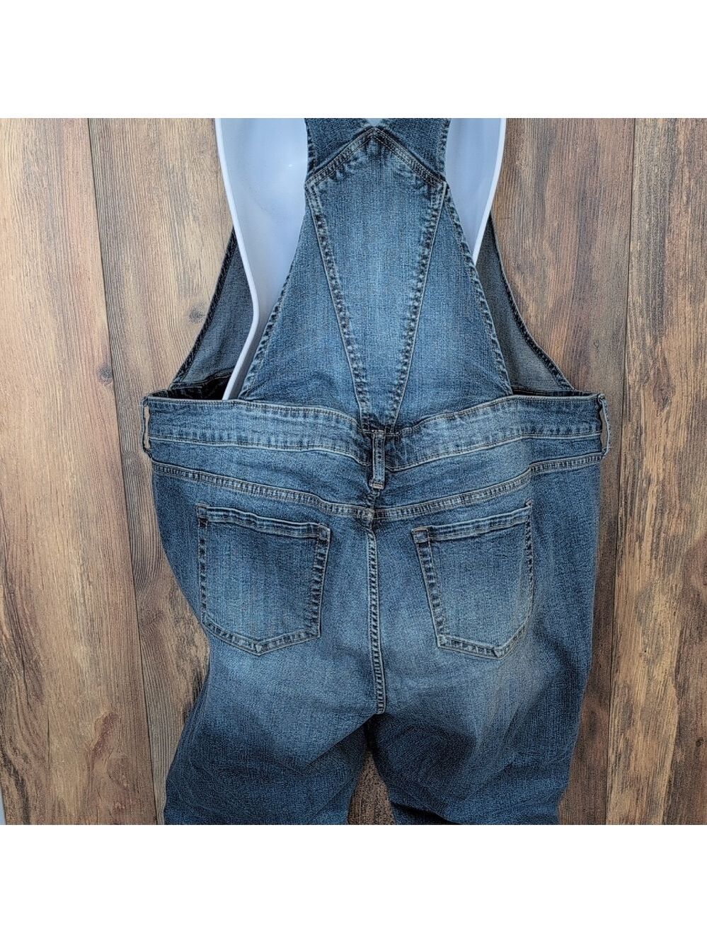 Torrid Classic Blue Women's Denim Jeans Overalls 20 C212 - Picture 6 of 10